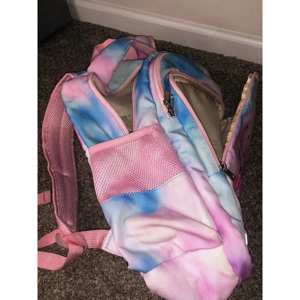 Unicorn-tie Dye Rainbow Bookbag and Lunchbox